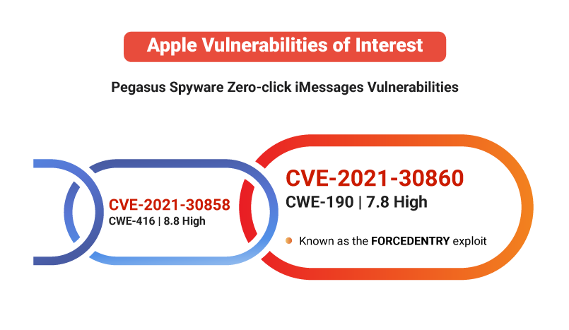 CISA Apple iOS Pegasus Spyware iMessages Vulnerability